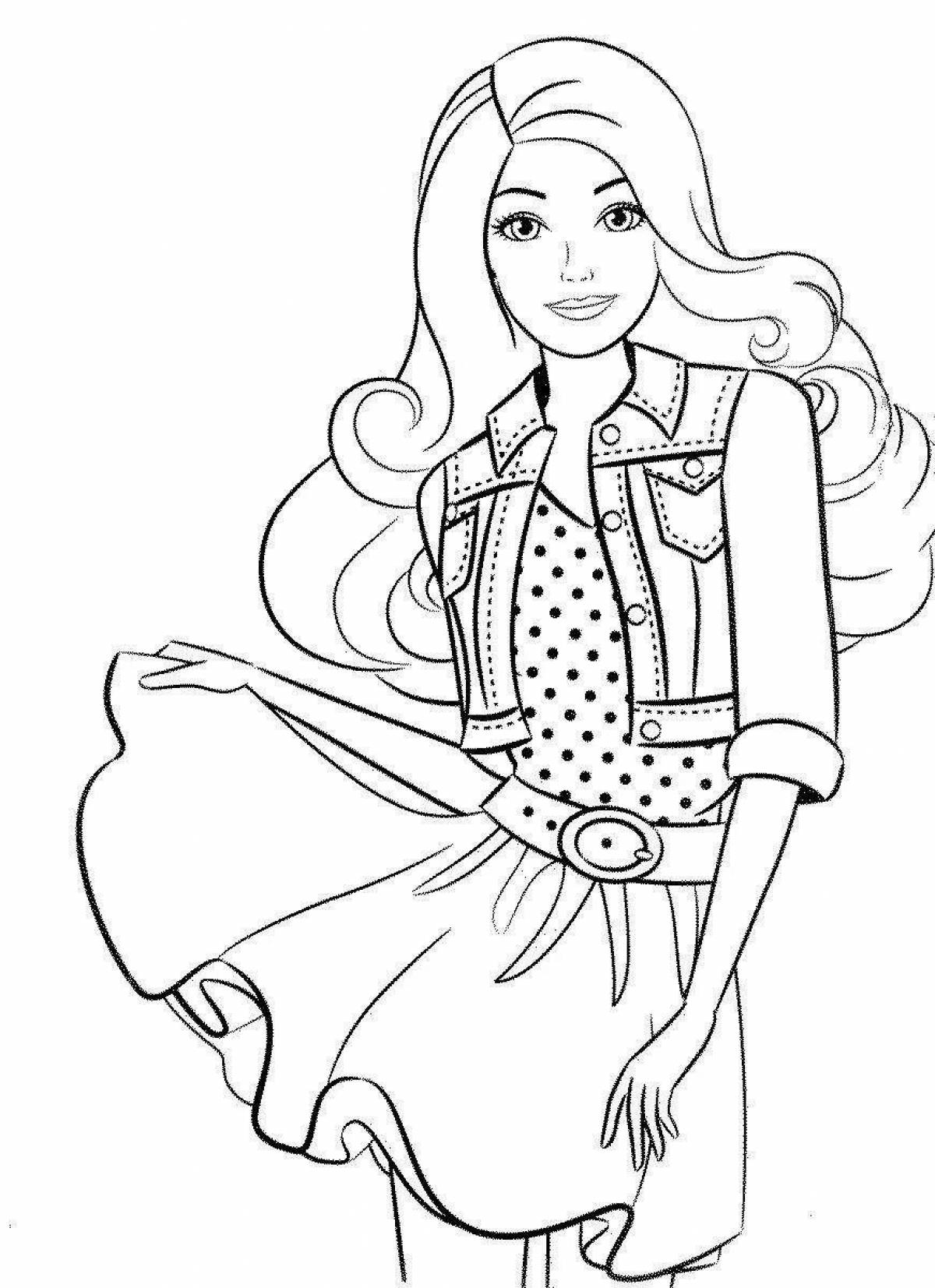 Coloring page 12 for girls