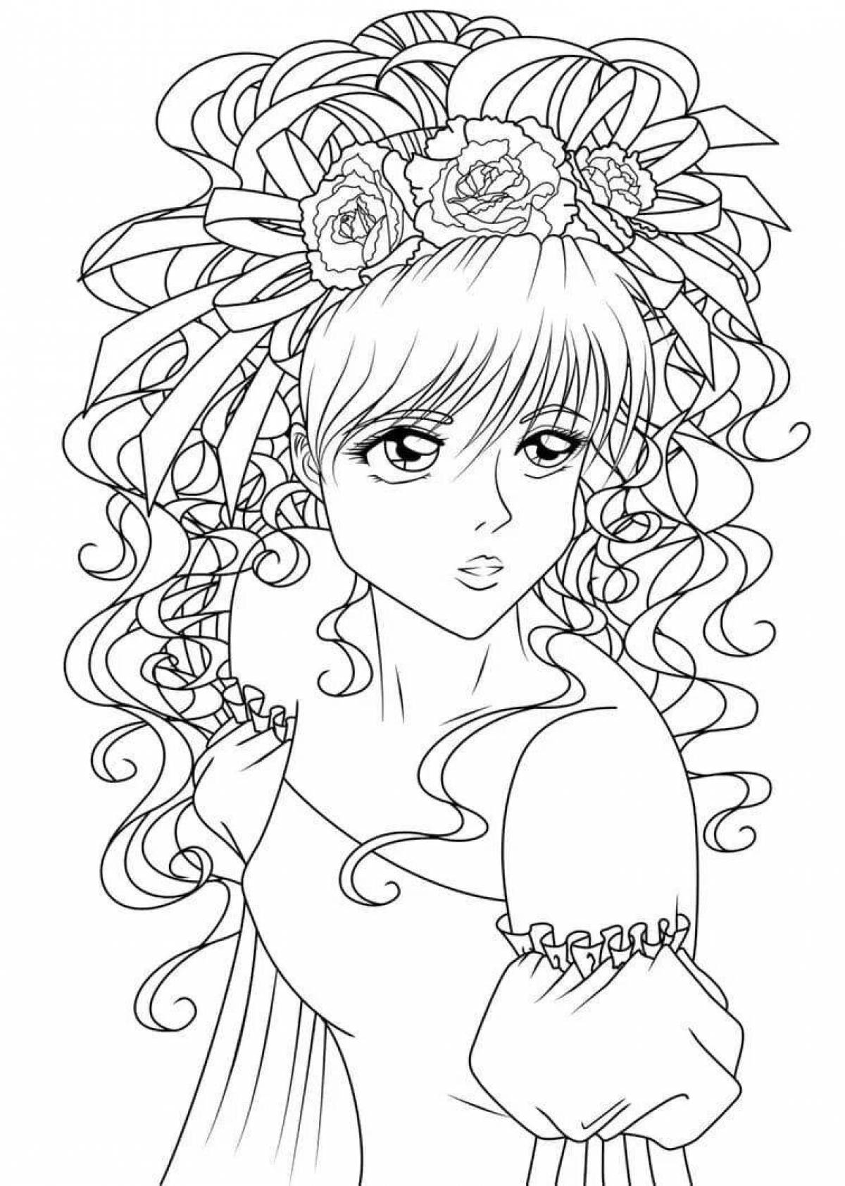 Great coloring page 12 for girls