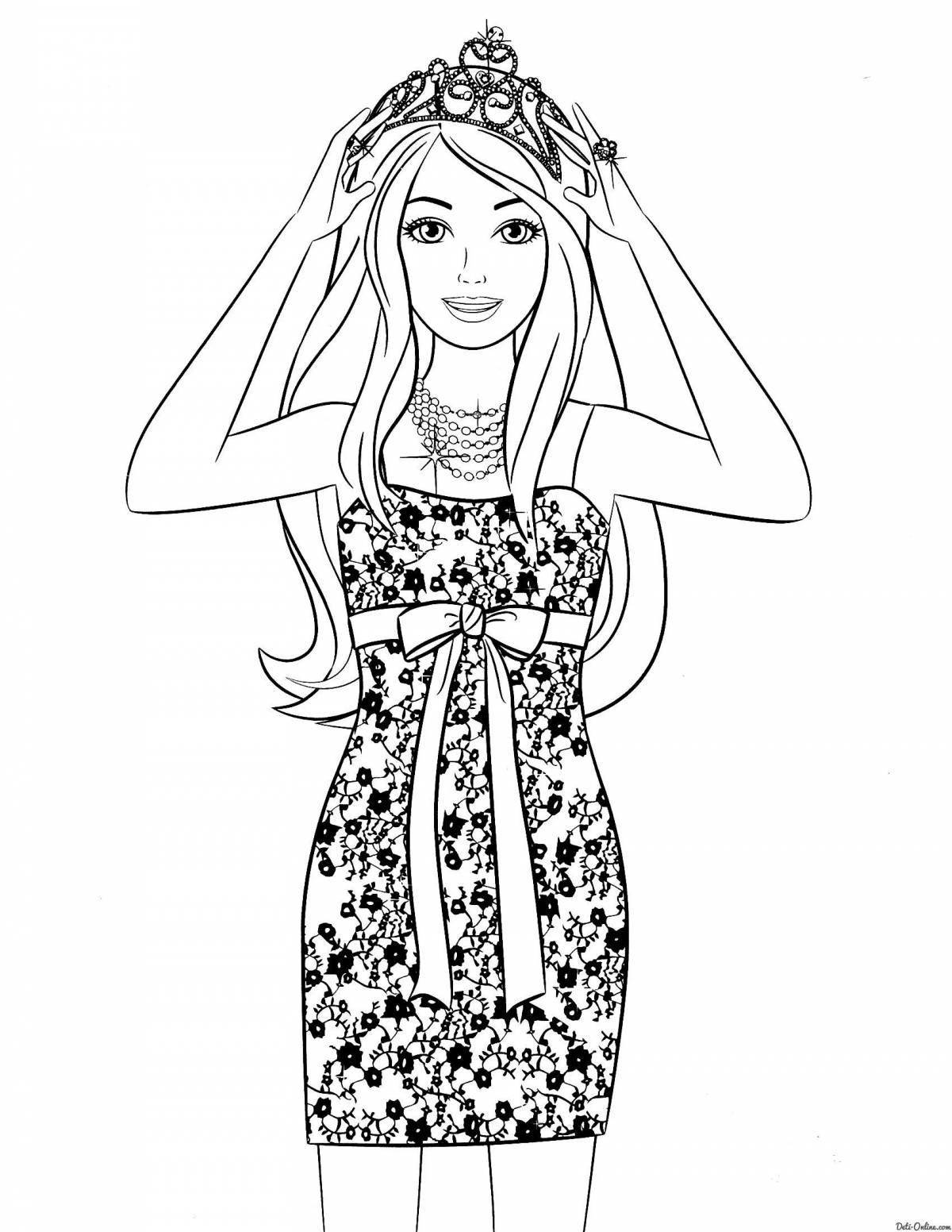 Exotic coloring page 12 for girls