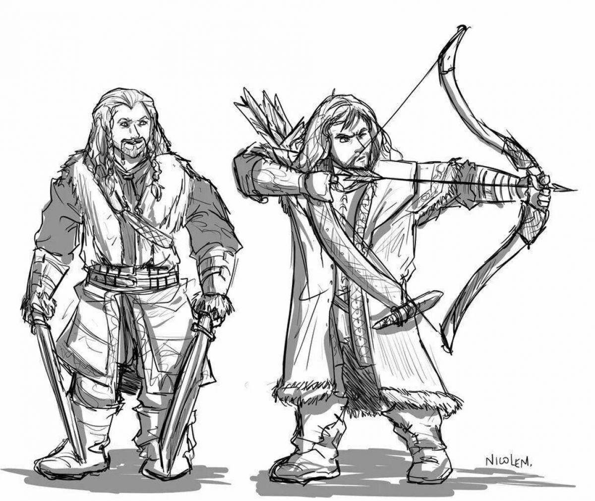 Раскраска Очаровательная страница раскраски кили вили