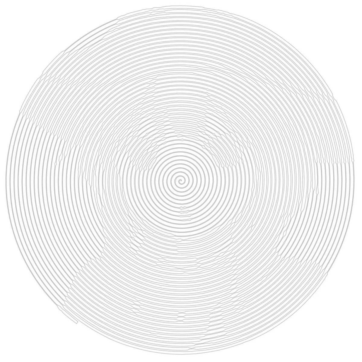 Освежающая страница раскраски круглой спирали