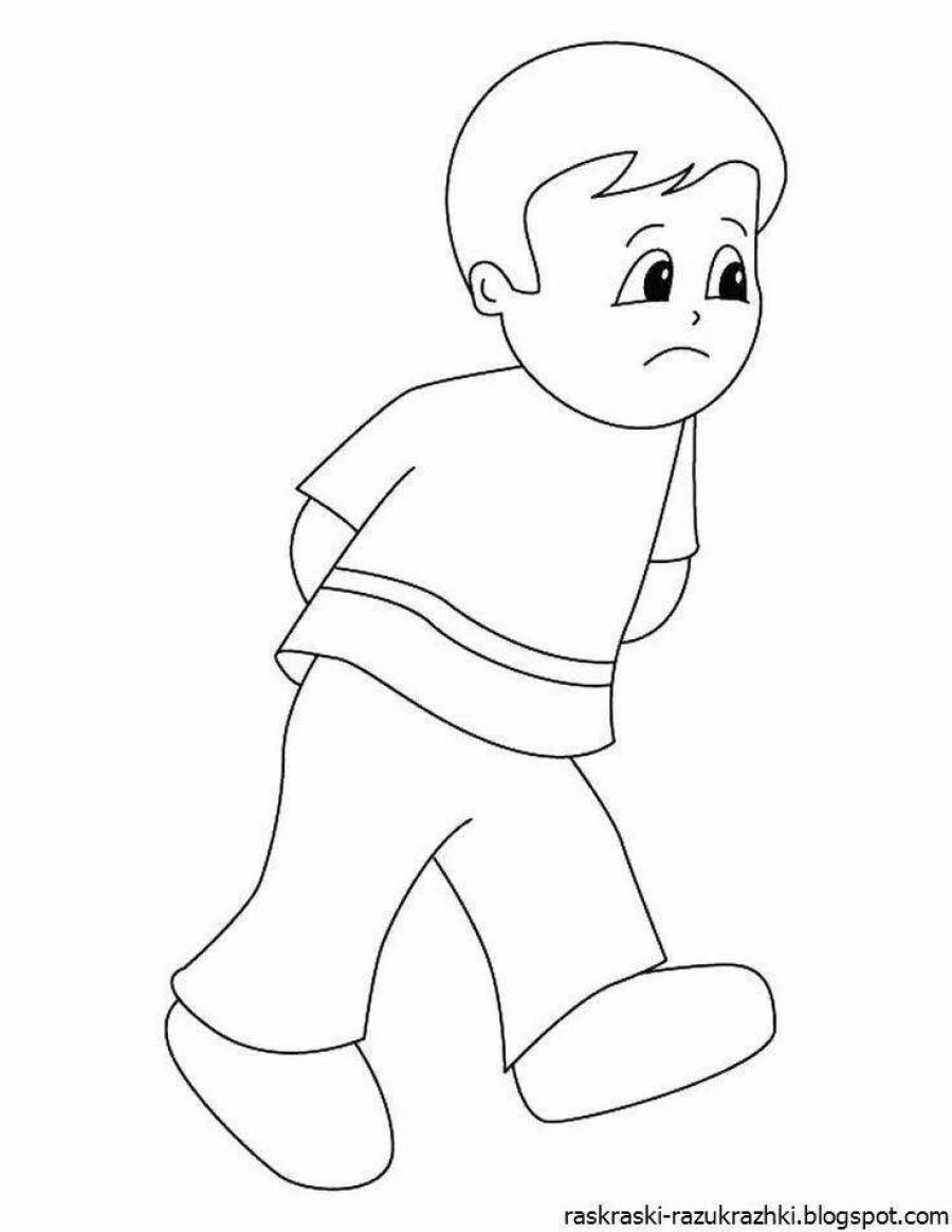 Рисунок мальчика карандашом