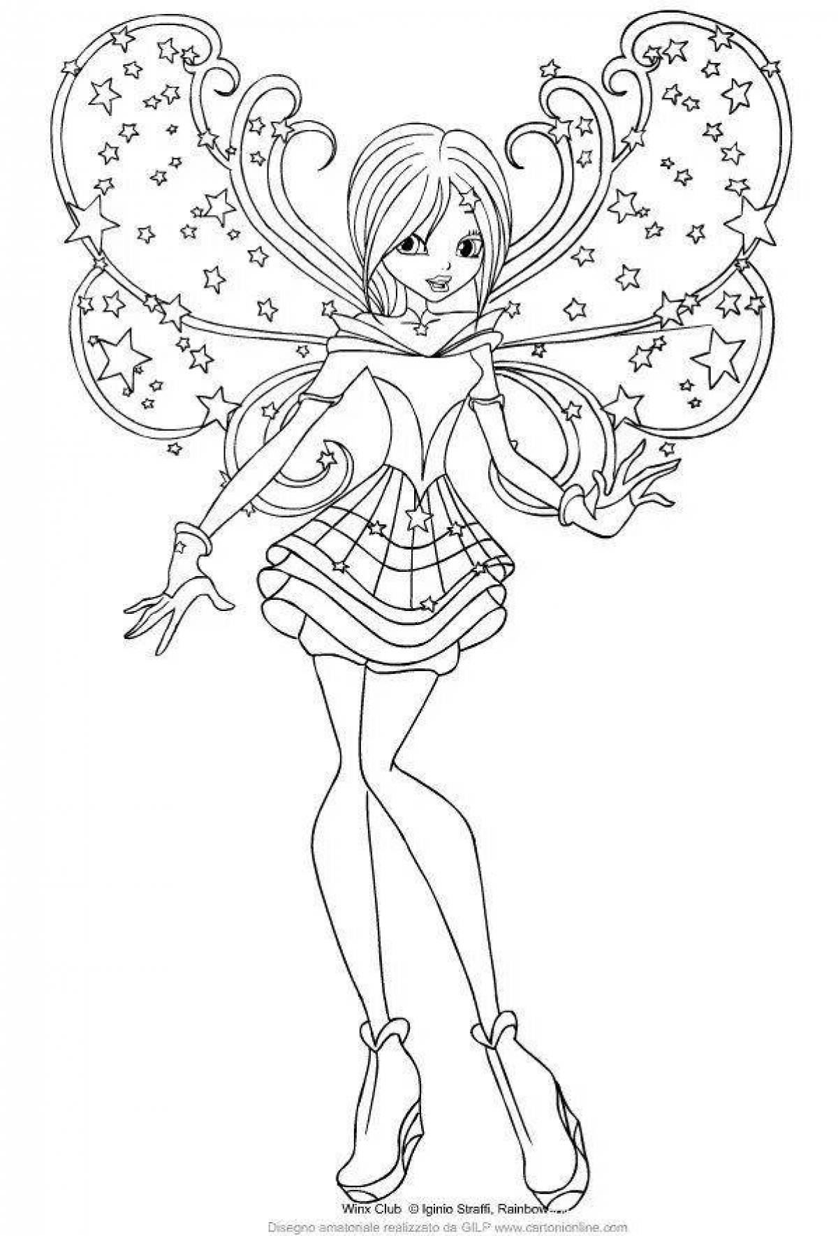 Great winx club coloring book