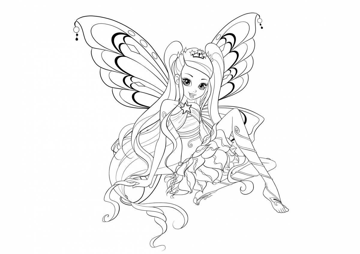 Exquisite winx club comic coloring book