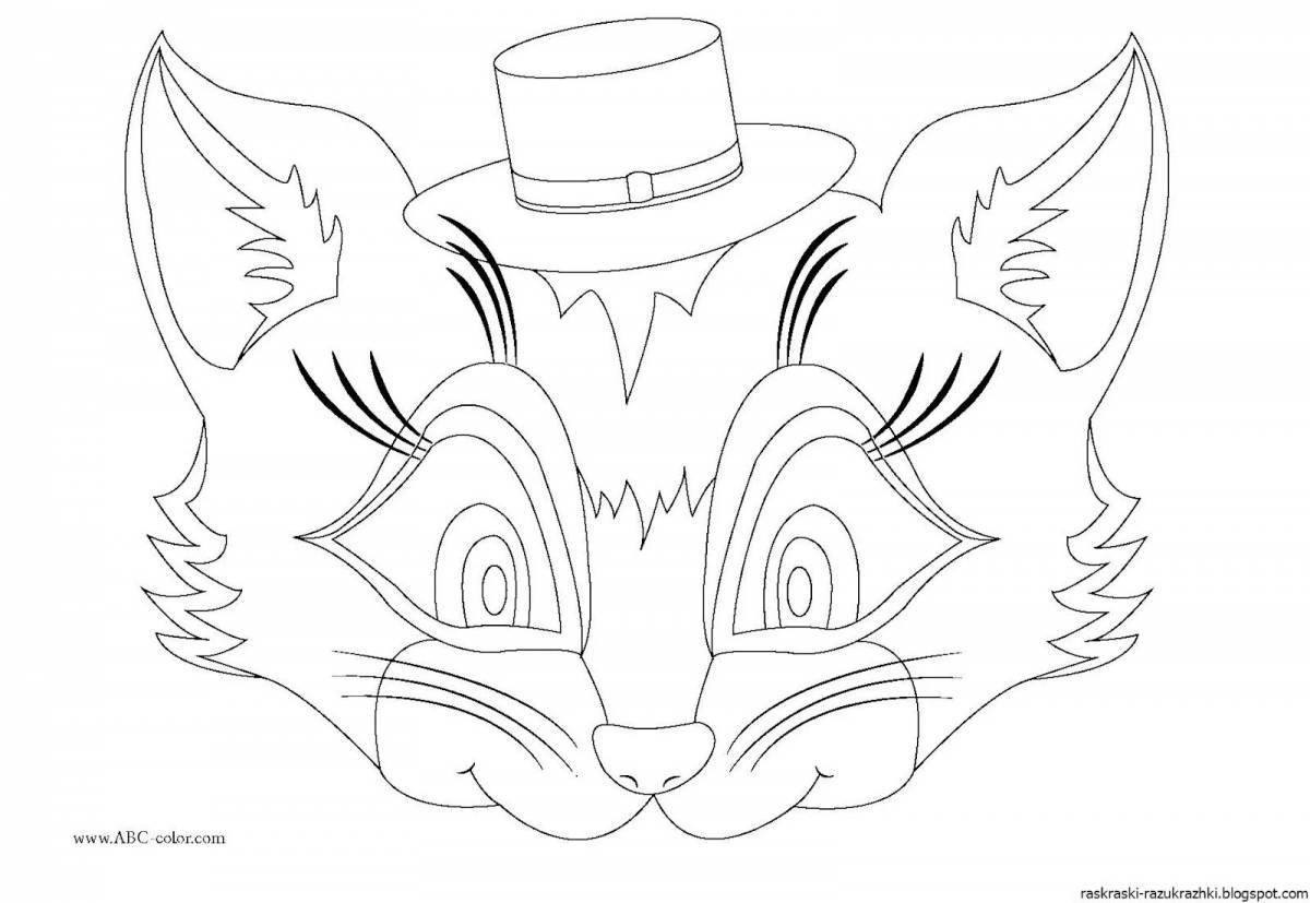 Fun coloring masks for kids