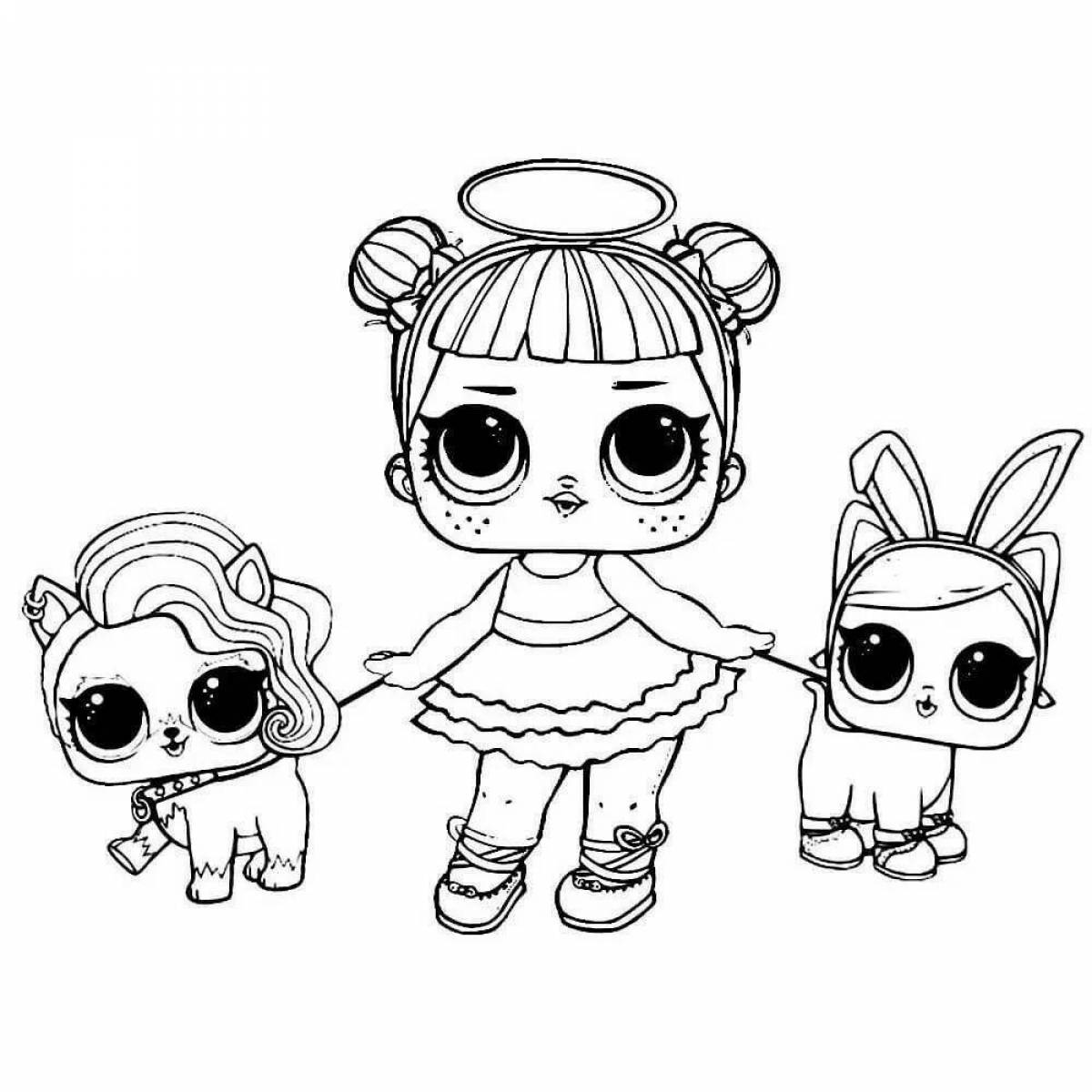 Fun coloring lol dolls