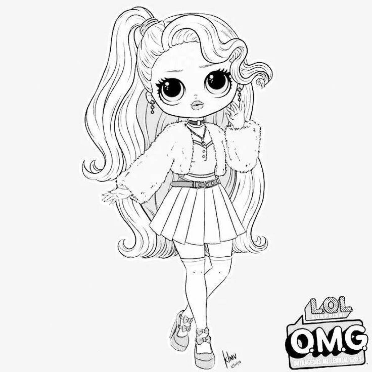 Modern lol dolls coloring pages