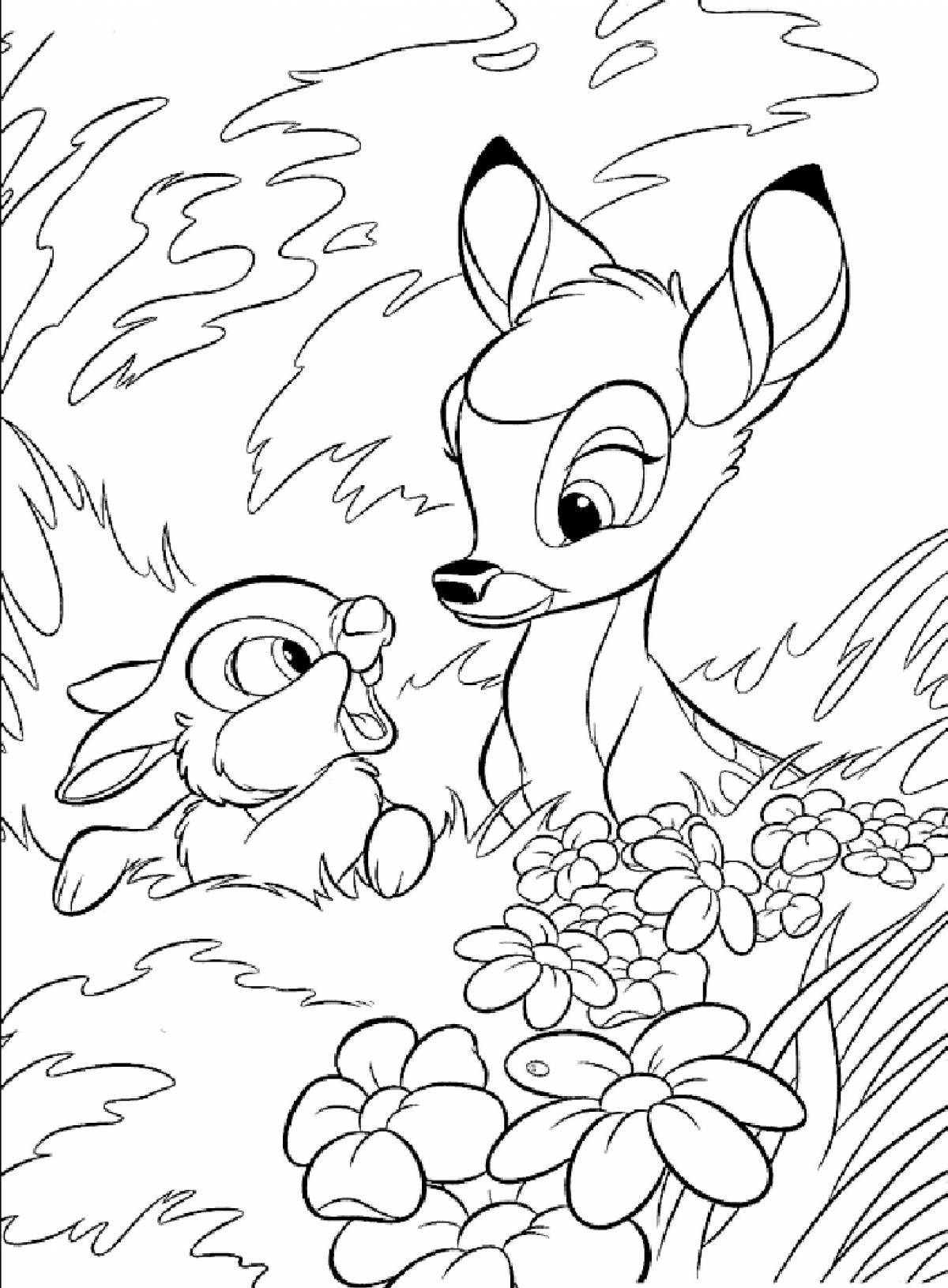 Color-bright coloring book for children 6-7 years old from cartoons