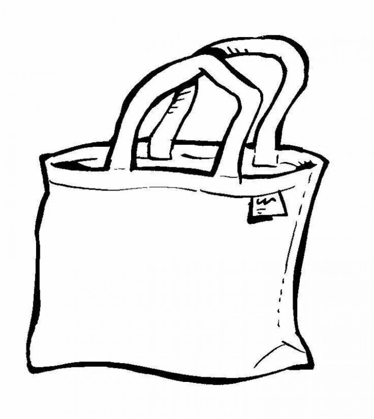 Chipper shopper coloring page