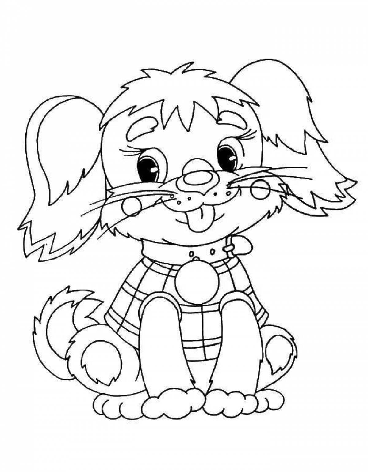 Bright bebrik coloring page