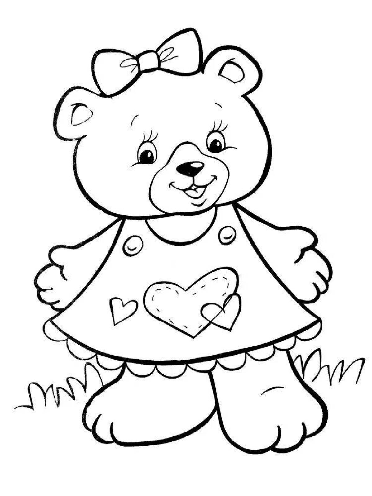 Bebrik's adorable coloring page