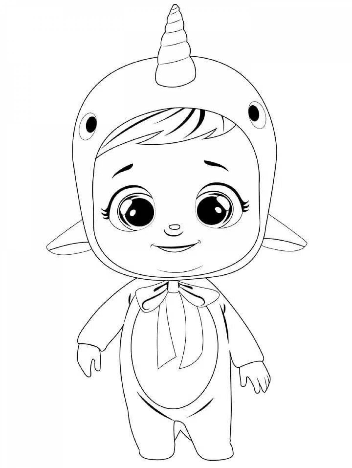 Cry babies amazing coloring pages