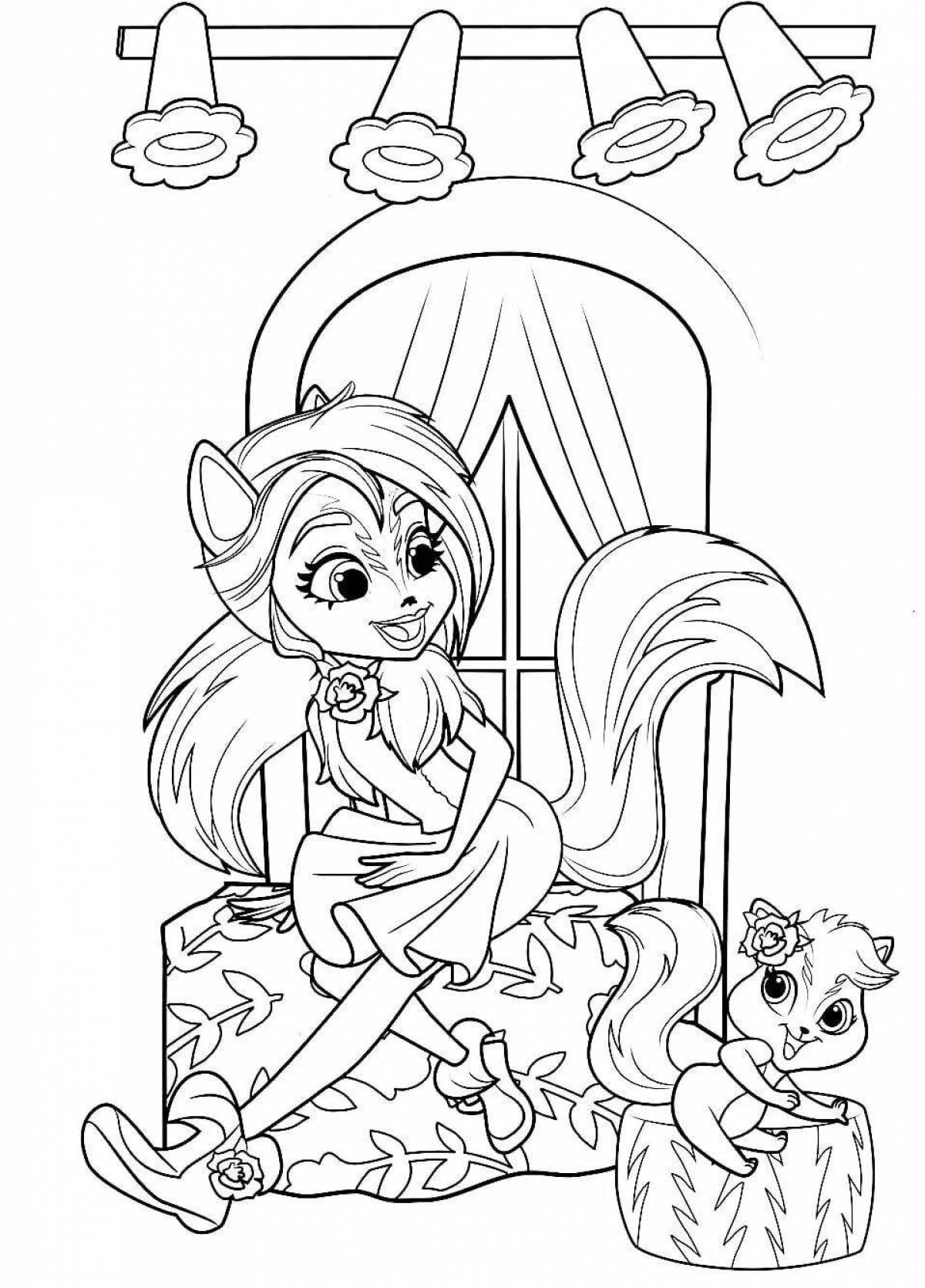 Enchantimals coloring pages
