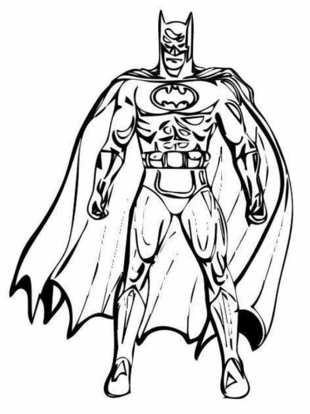 Fantastic batman coloring book for kids