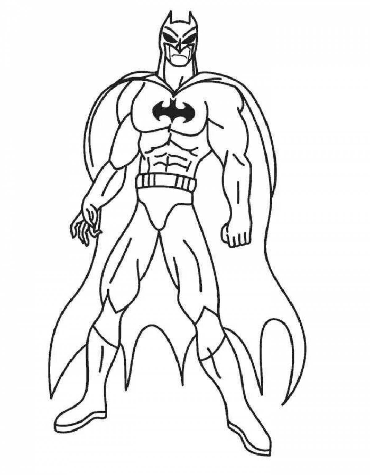 Marvelous batman coloring book for kids