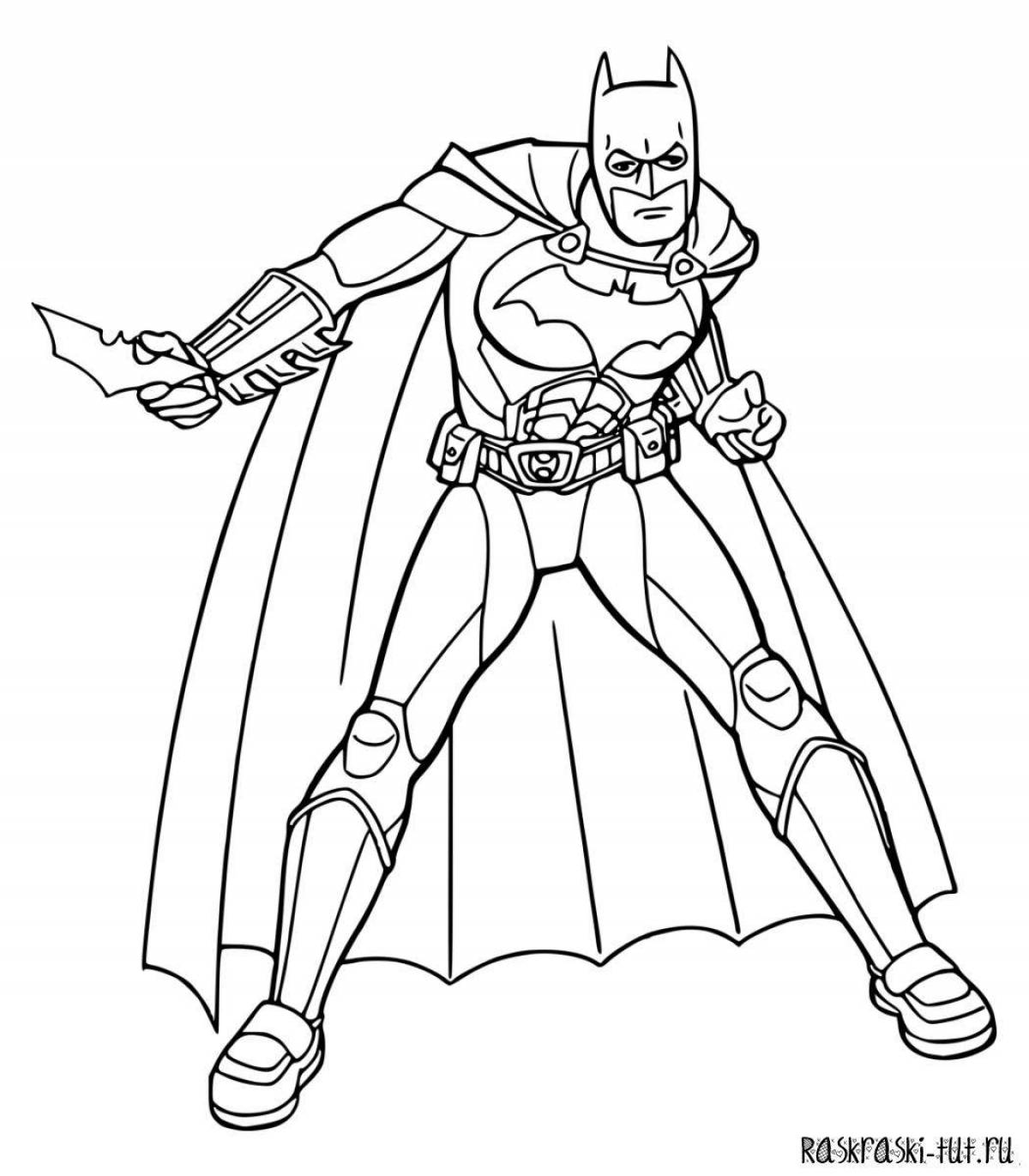 Amazing batman coloring book for kids