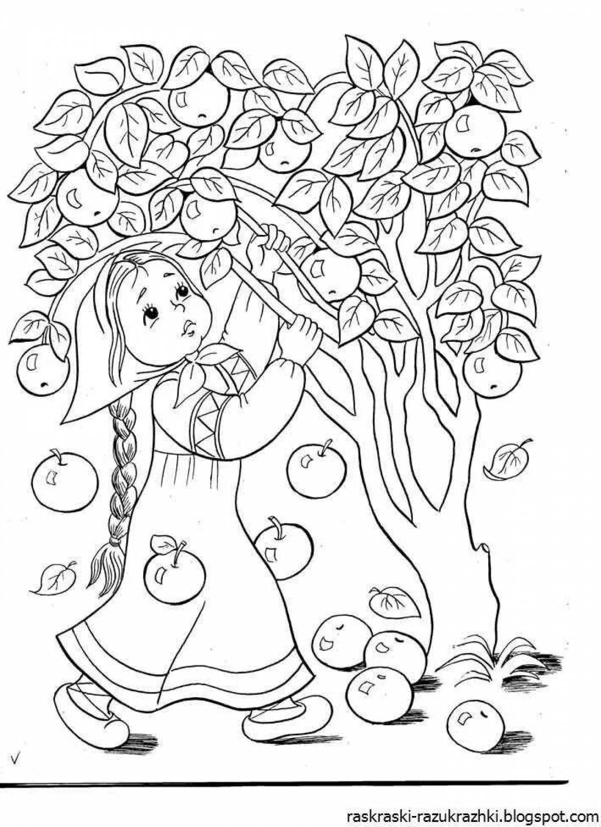 Invigorating fairy tale coloring pages