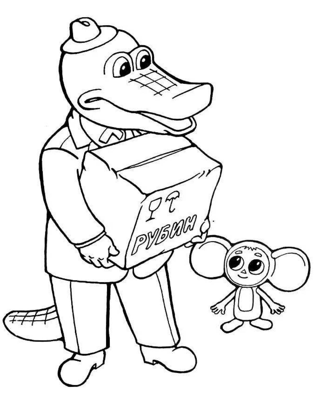 Чебурашка и крокодил гена для детей #1