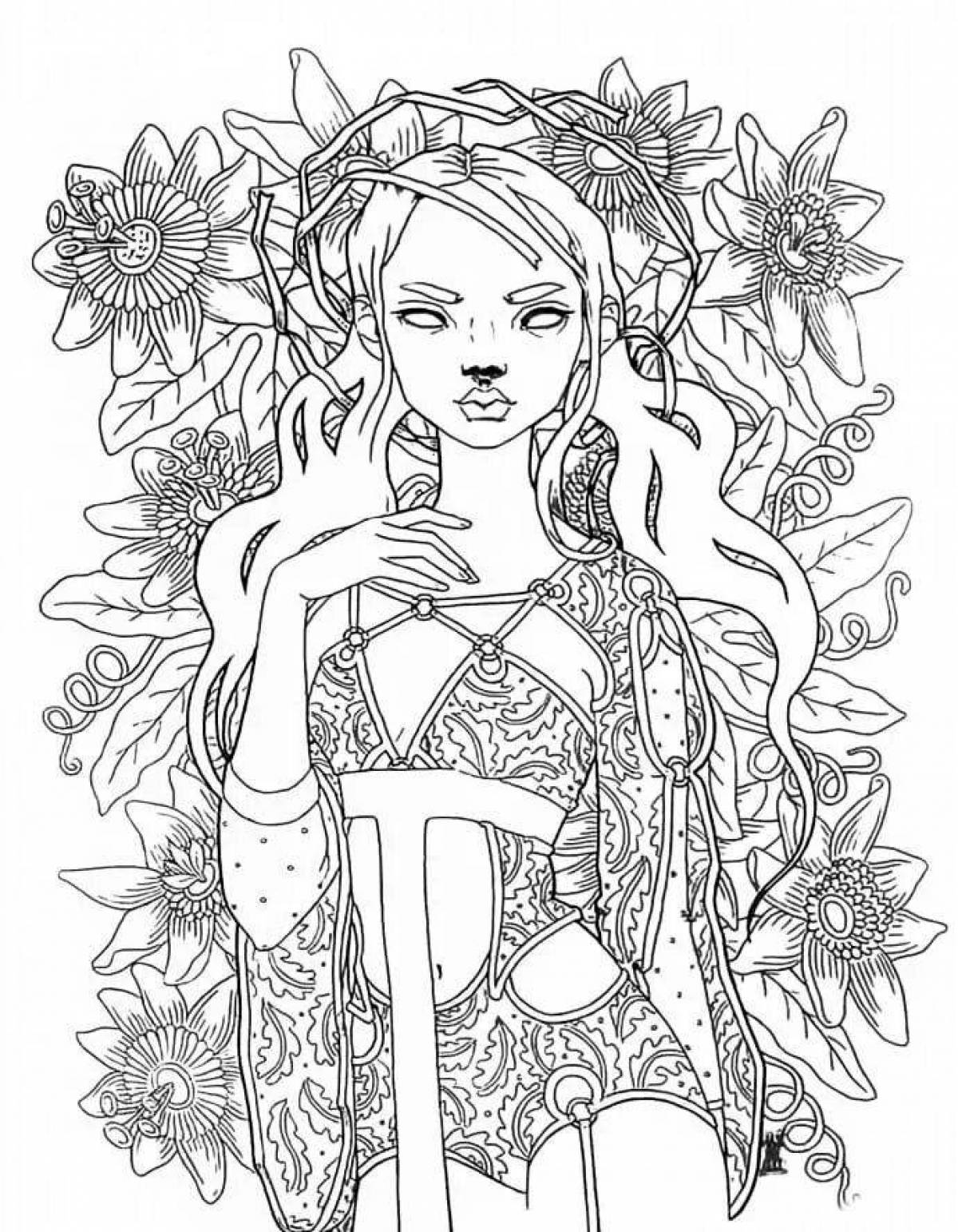 Mila makeeva's funny coloring book