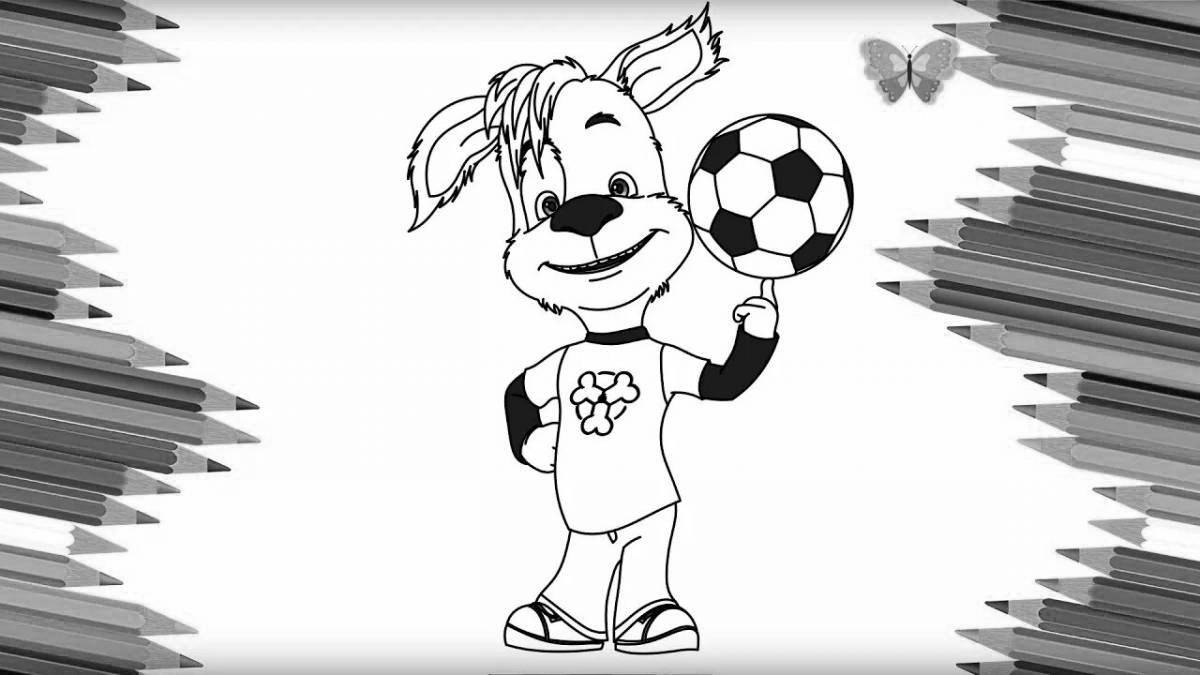 Animated coloring friend barboskin