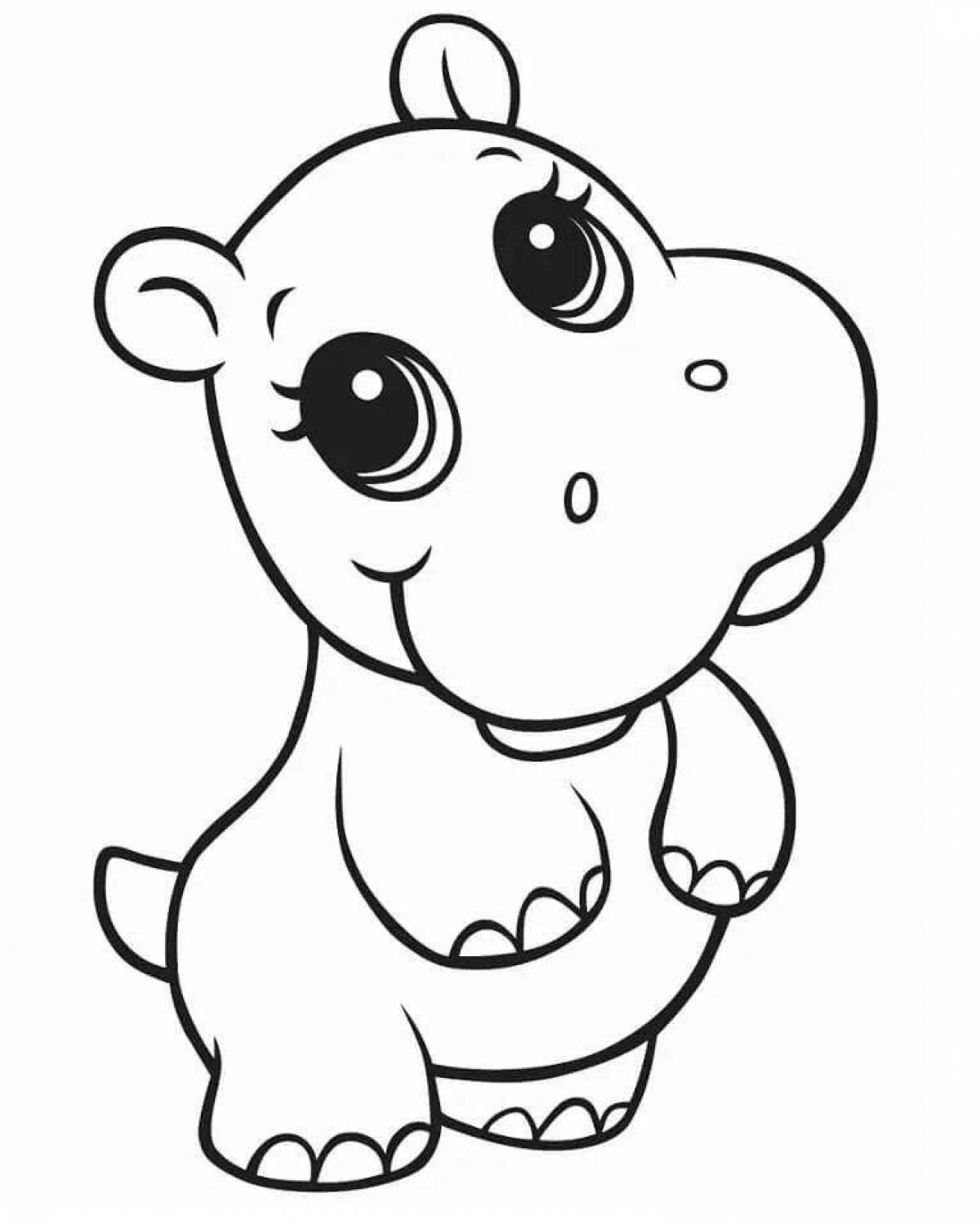 Amazing little animal coloring pages