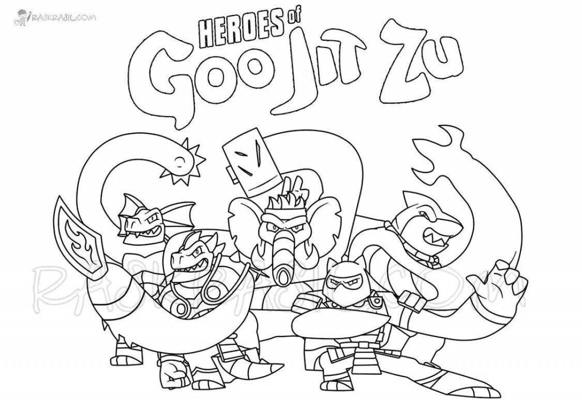 Energetic gujutsu heroes