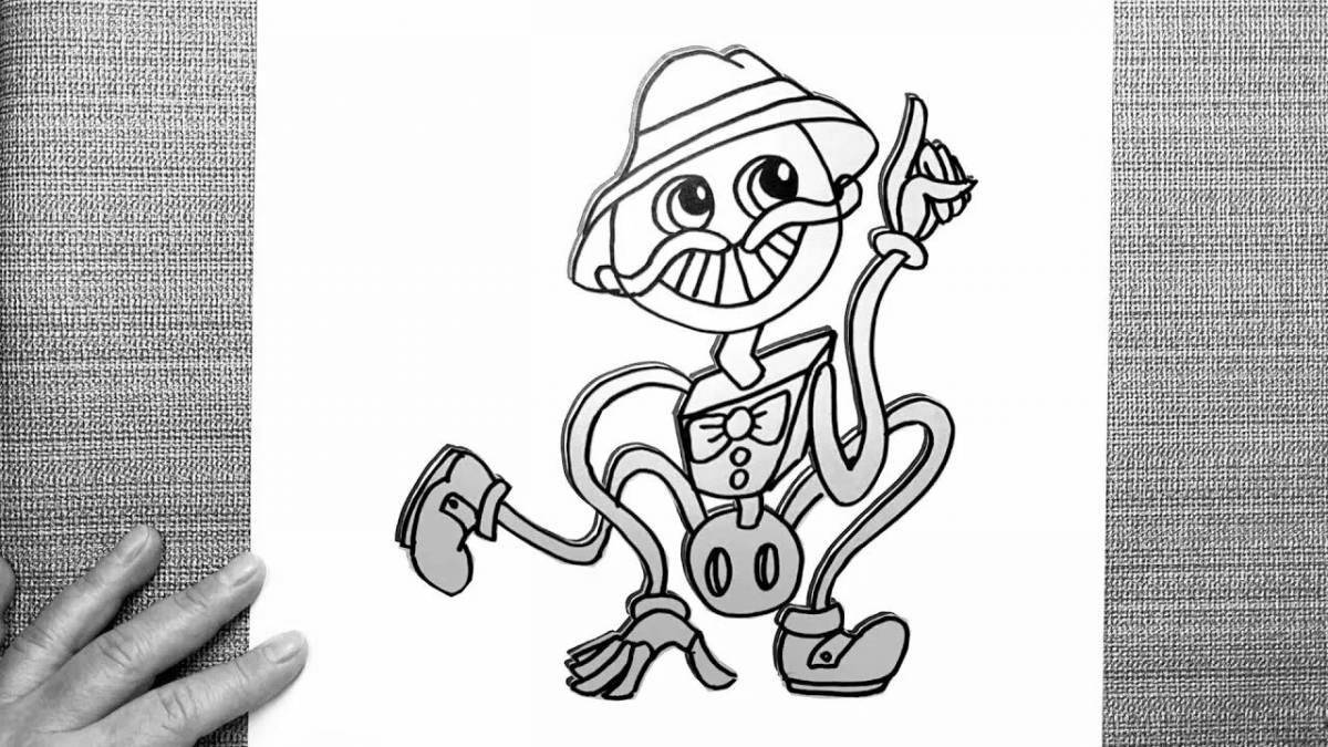 Coloring fun daddy long legs