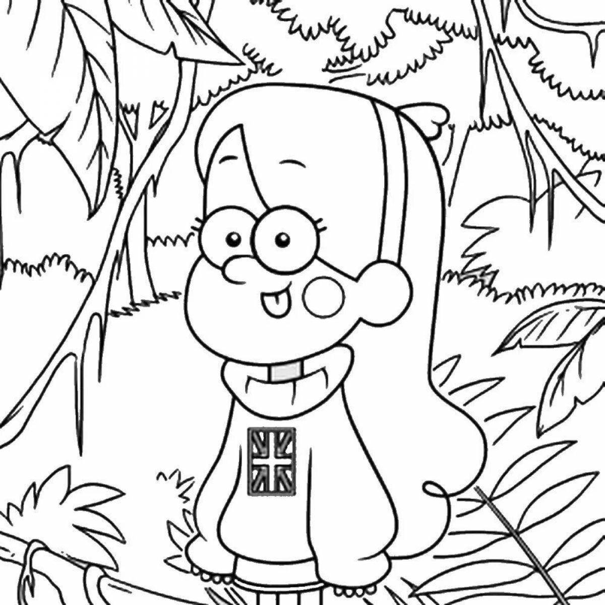 Color-frenzy coloring page for 11 year olds