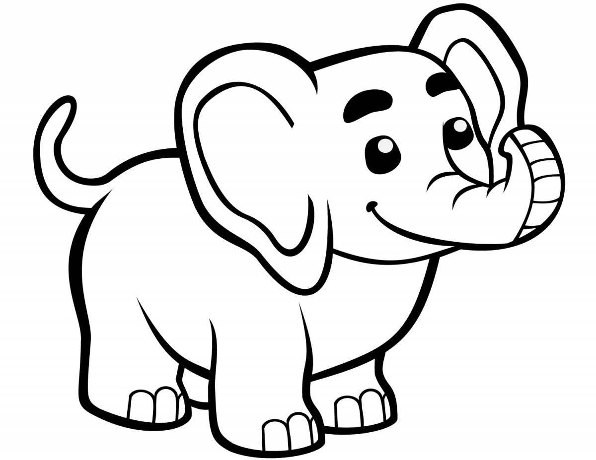 Слон картинка для детей #3