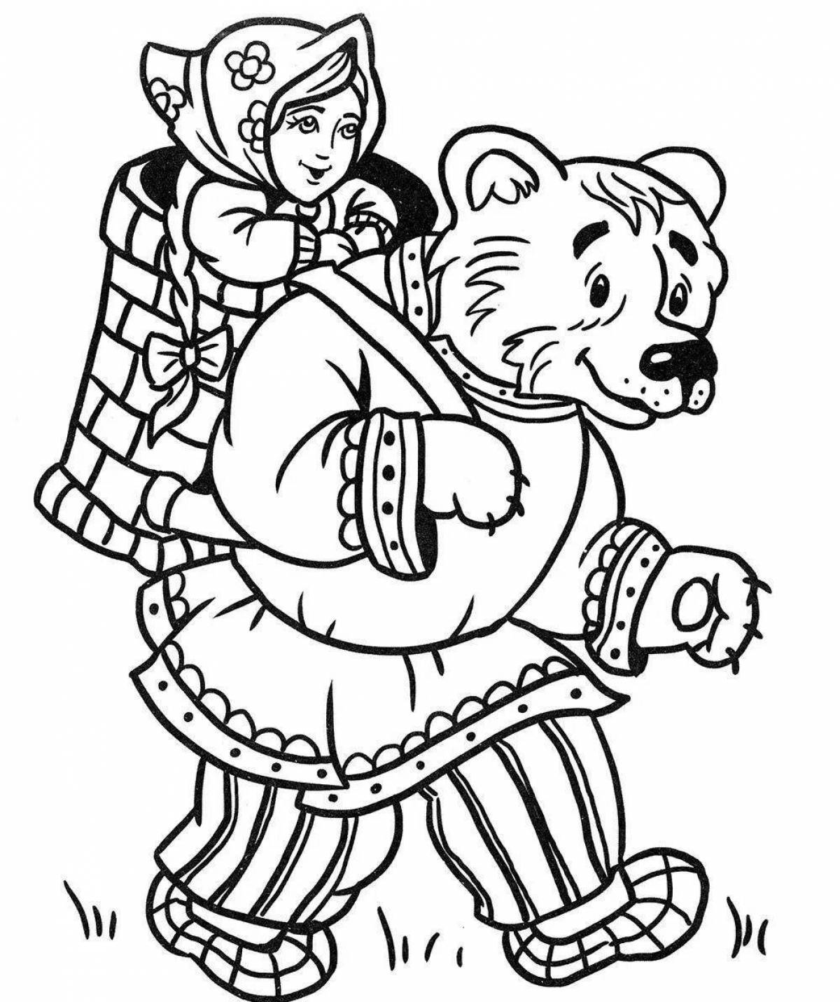 Masha and the bear fairy tale #8