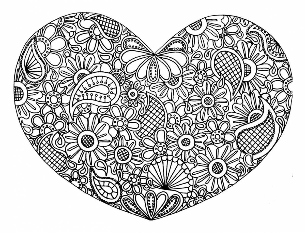 Soothing anti-stress coloring book