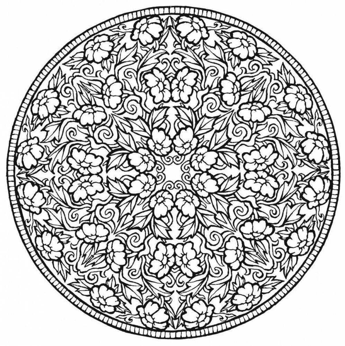 Coloring pages of the mantra
