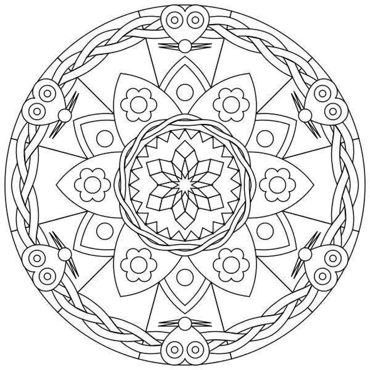 Joyful mantra coloring pages