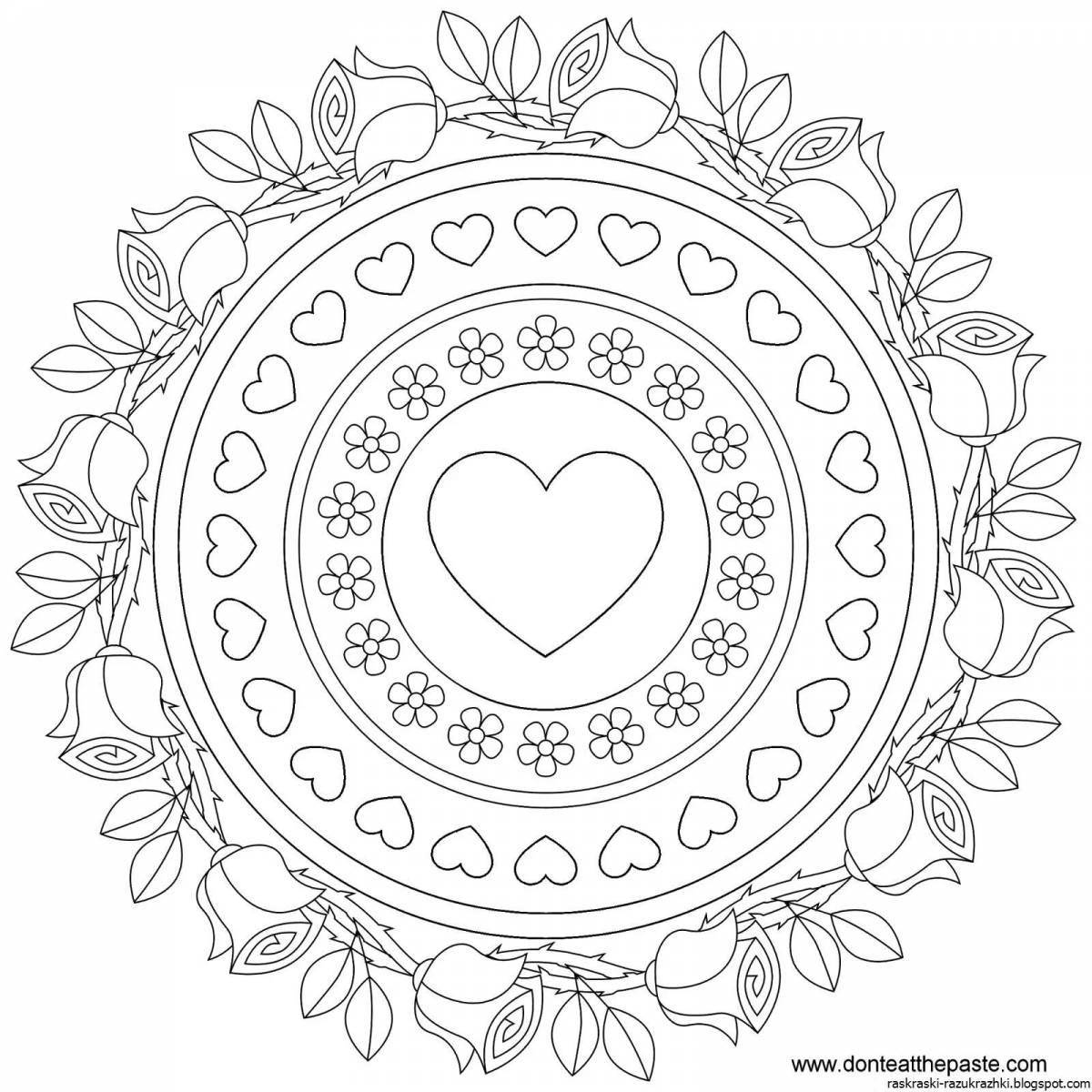 Magic mantra coloring pages