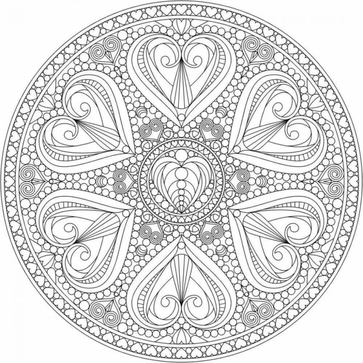 Mystical mantra coloring pages