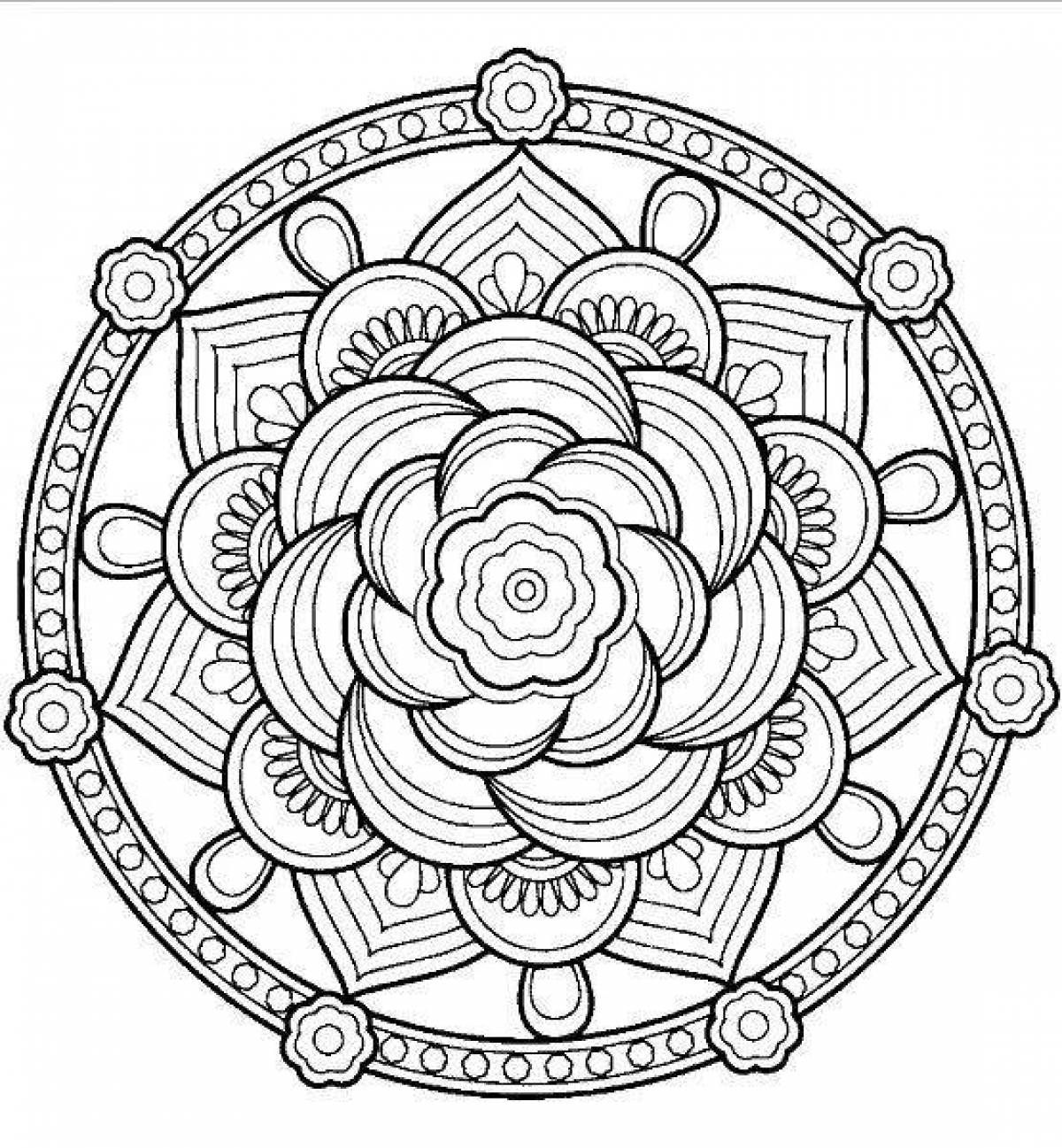 Fun mantra coloring pages
