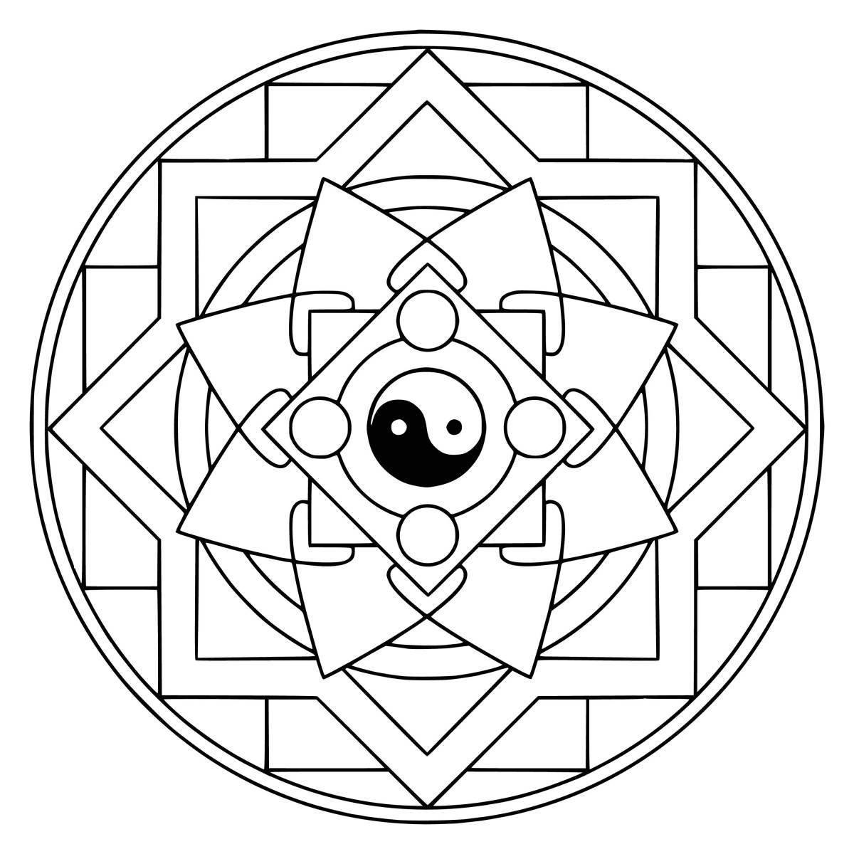 Loving mantra coloring pages