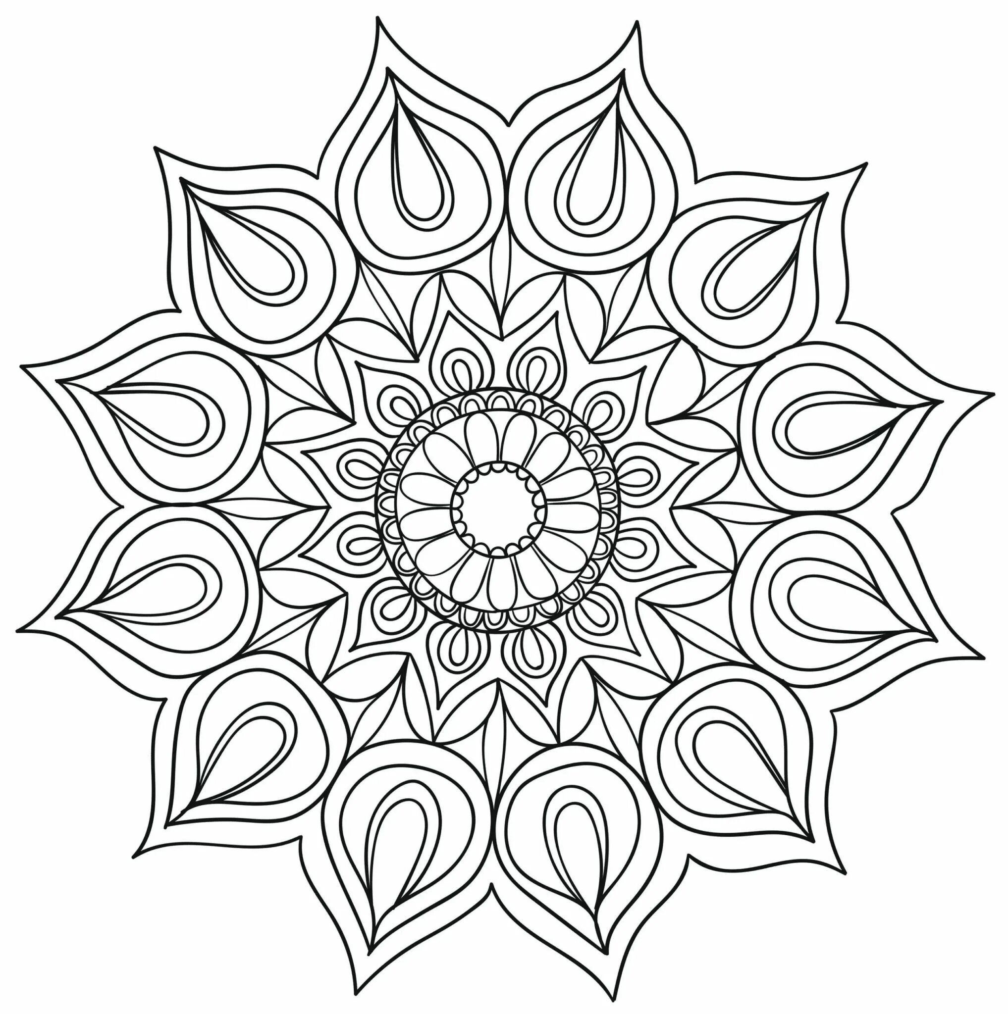 Creative mantra coloring pages