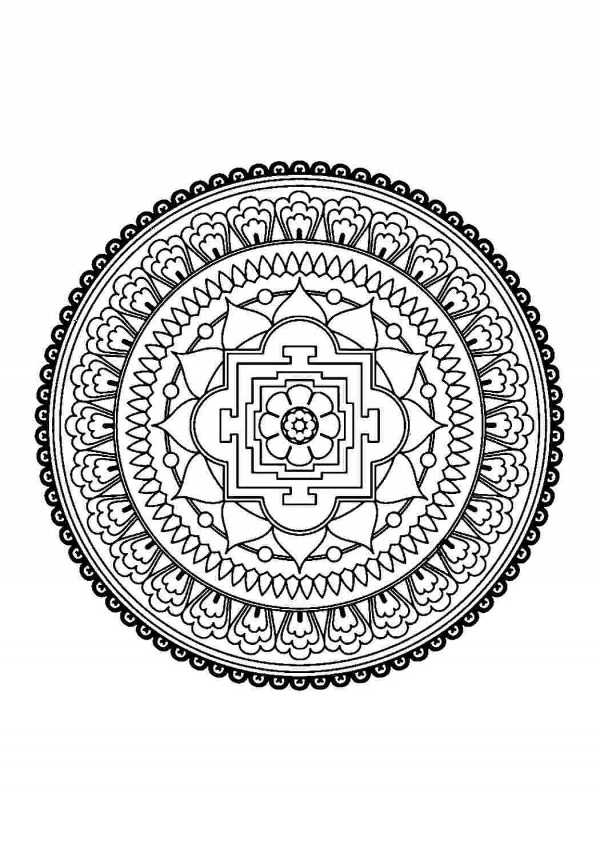 Amazing mantras coloring page