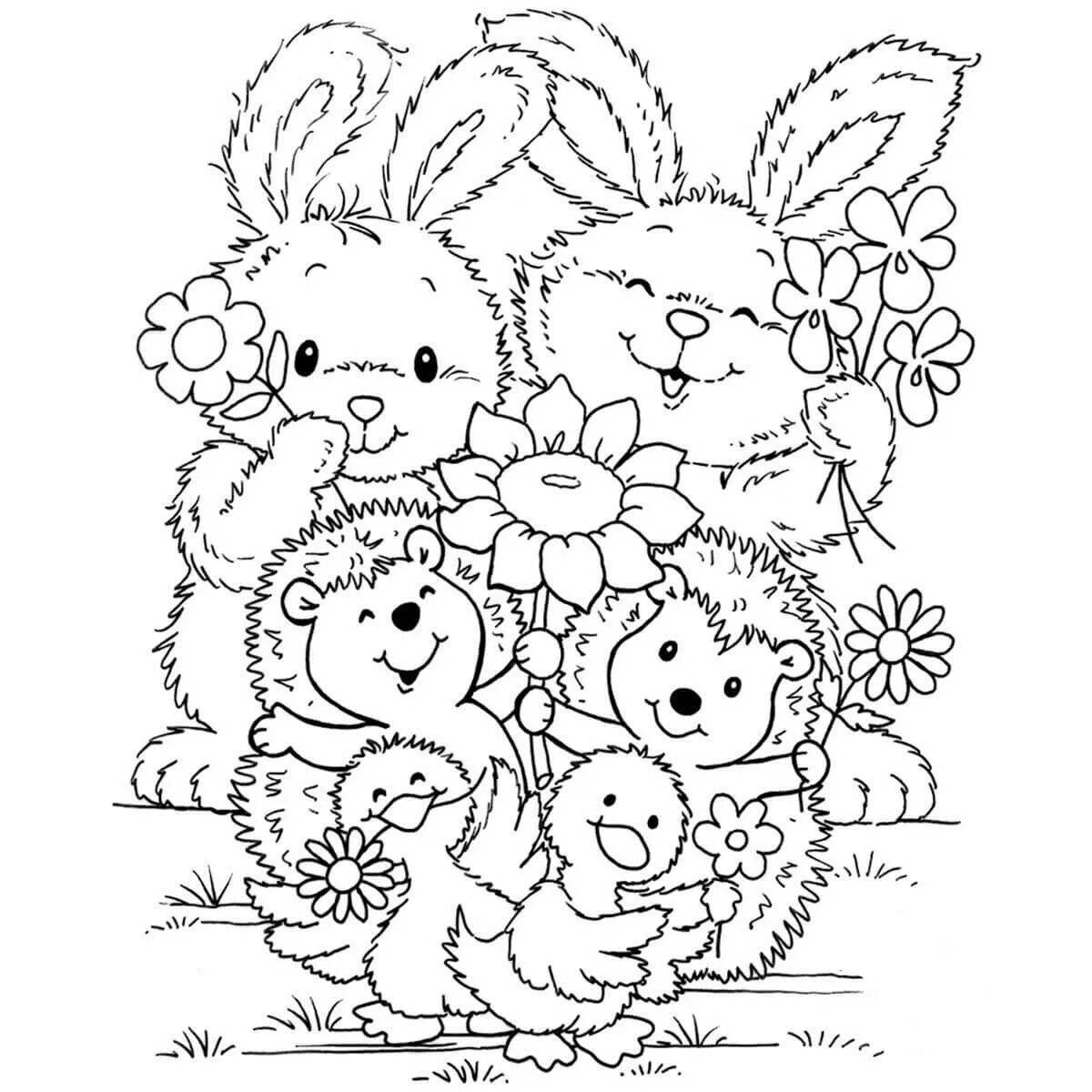 Animal coloring pages