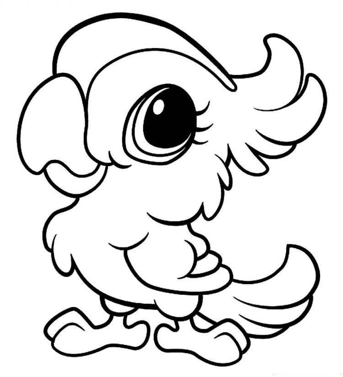 Naughty animal coloring pages