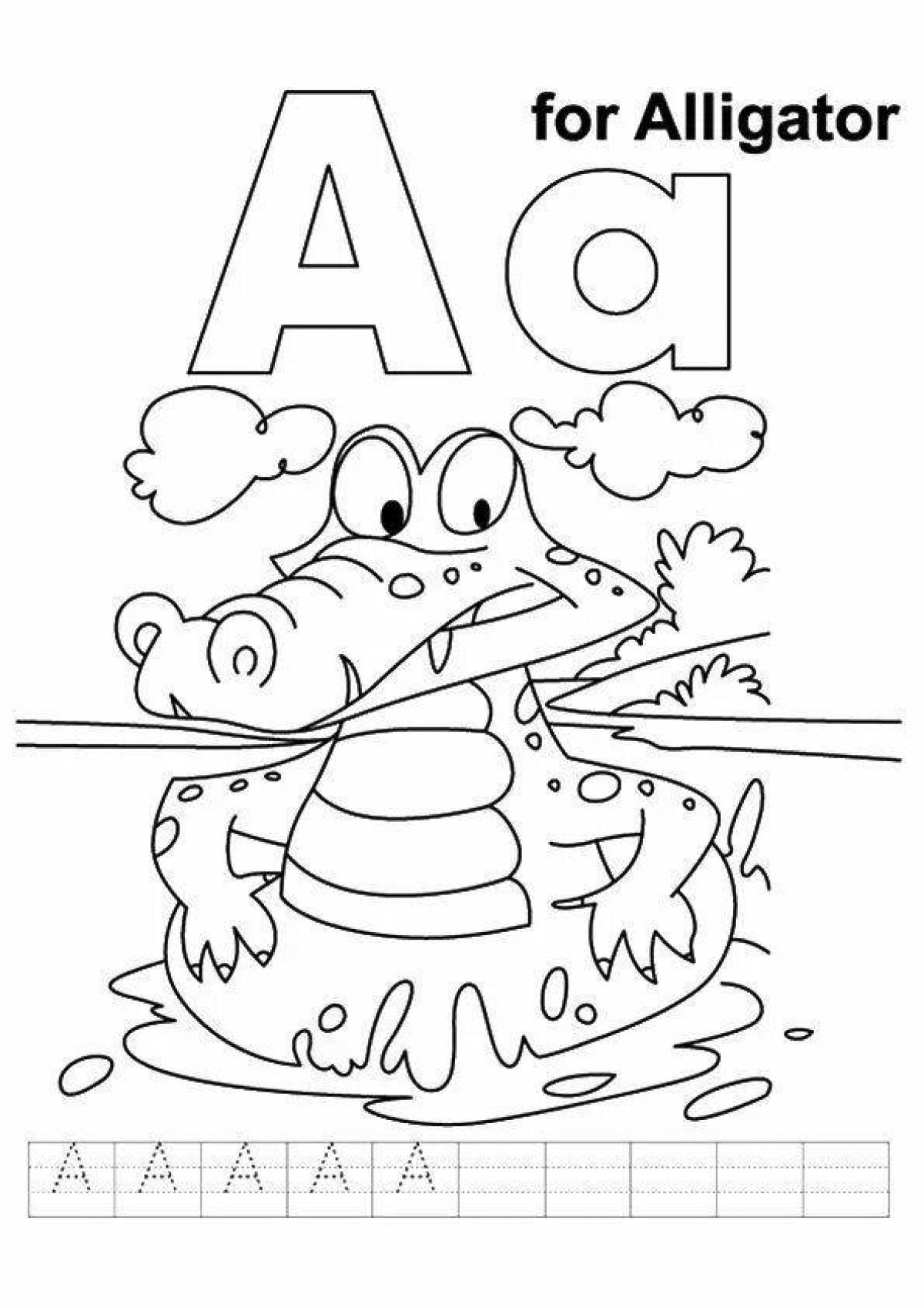 Coloring amazing alphabet lori