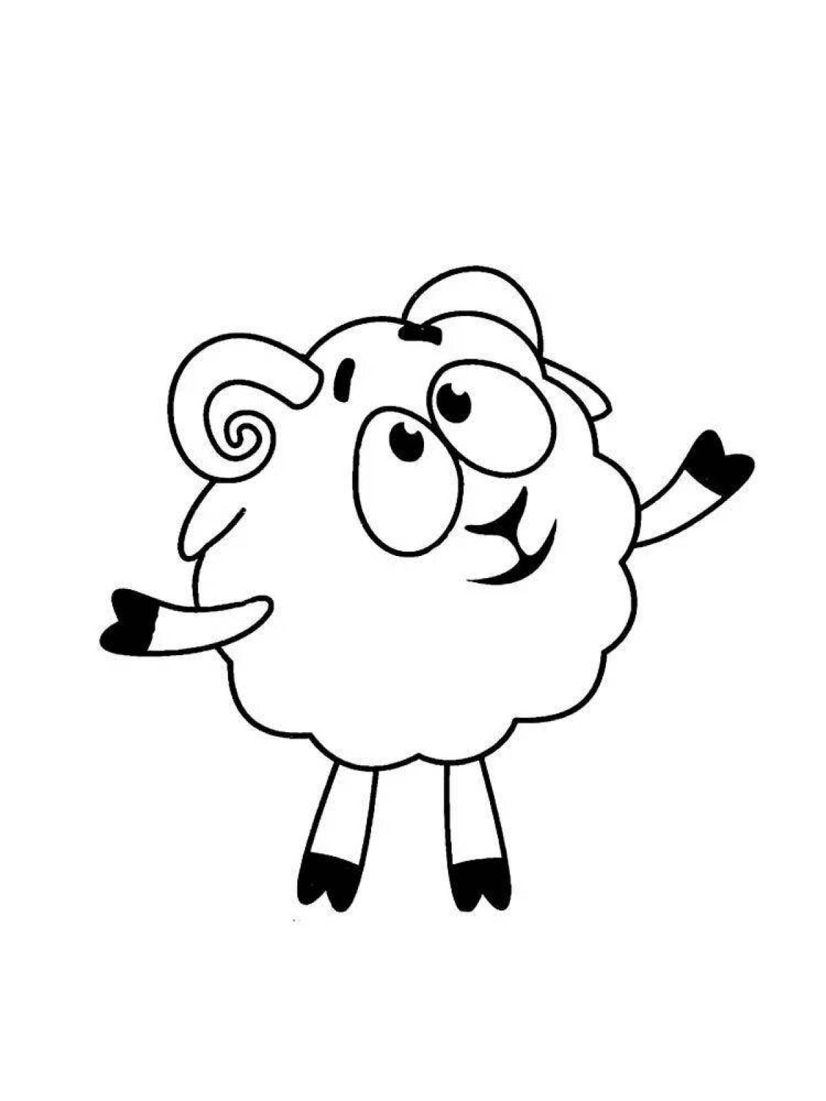 Wonderful coloring Barash Smeshariki