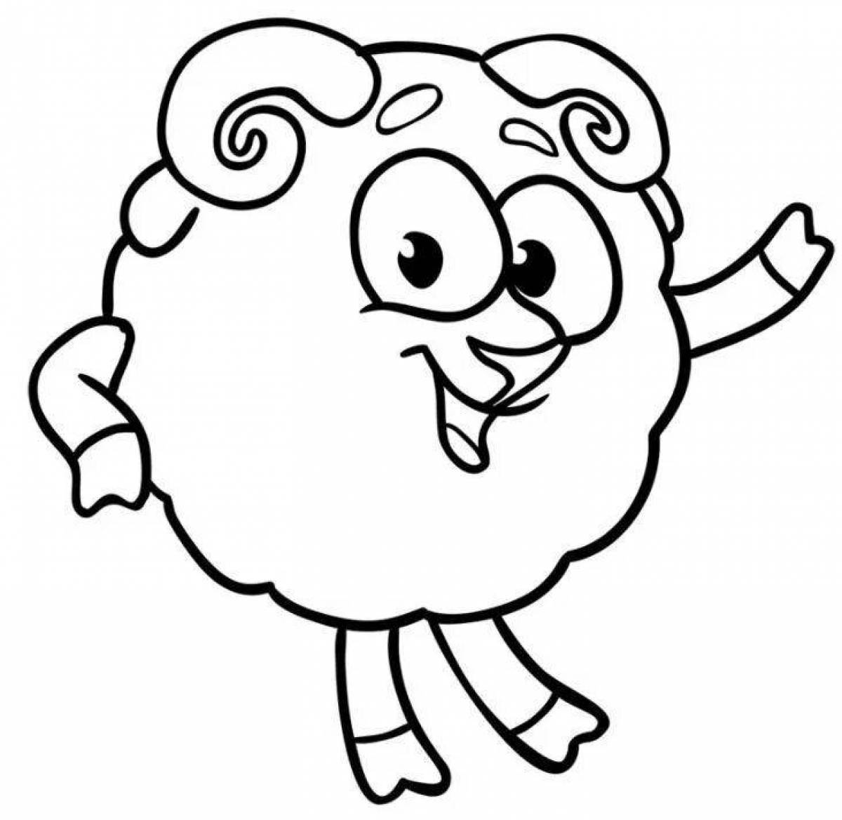 Live coloring Barash Smeshariki