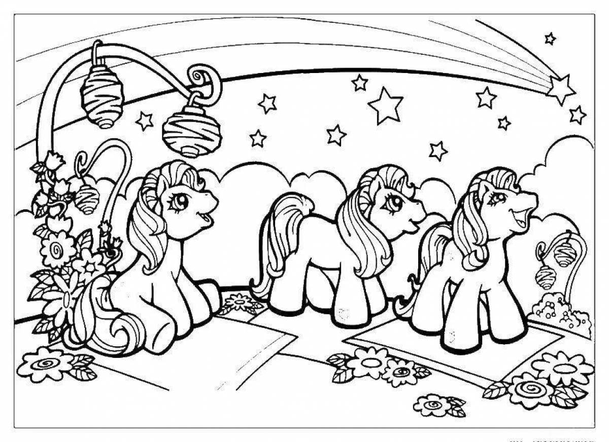 Charming coloring my little pony game
