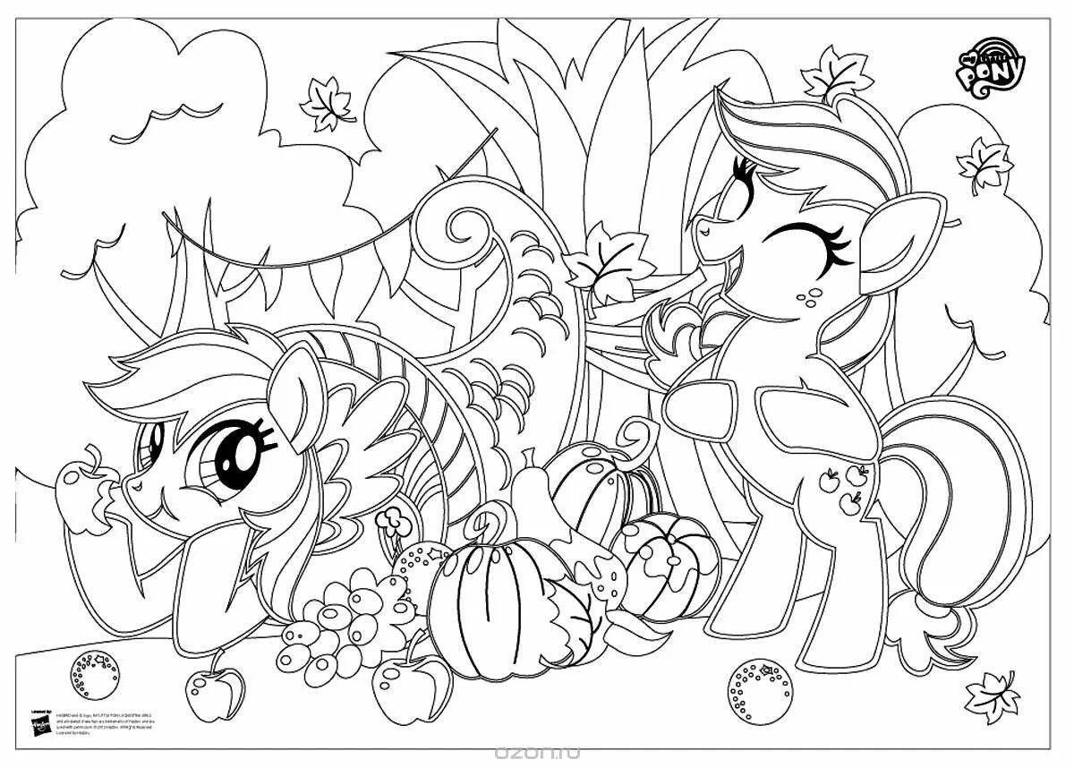 My little pony game dazzling coloring book