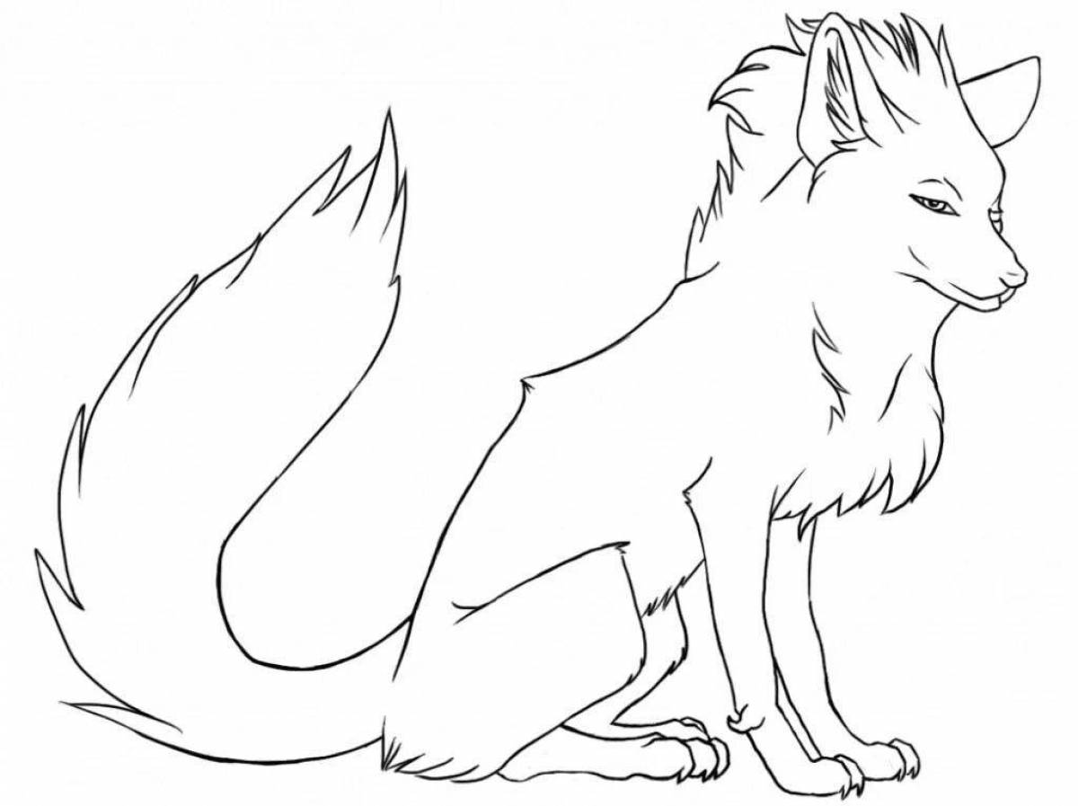 Furry color fox