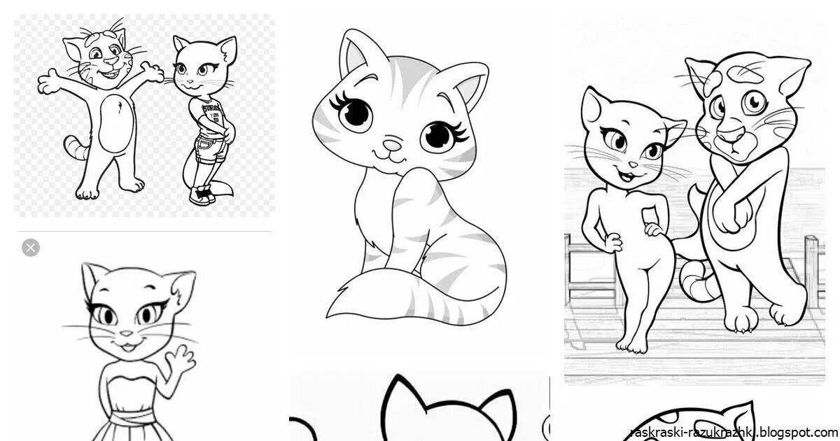 Playful angela 2 coloring