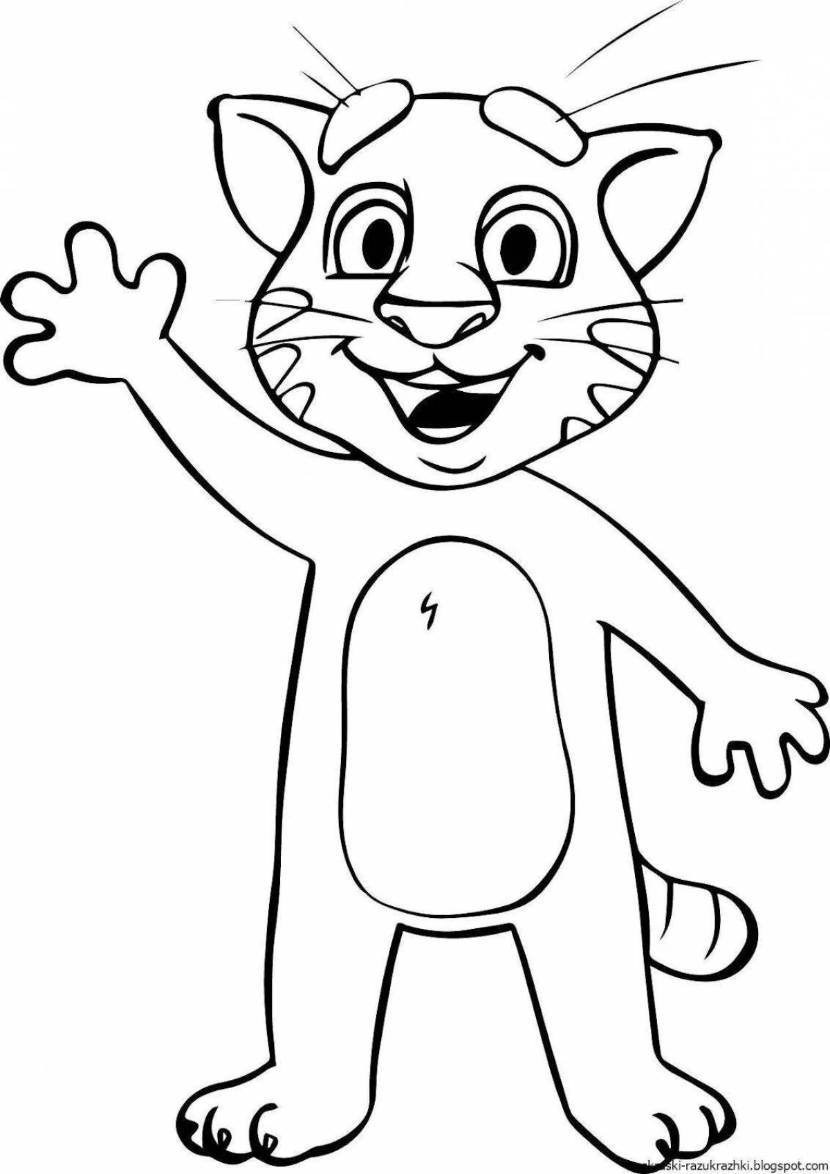 Coloring page jubilant angela 2