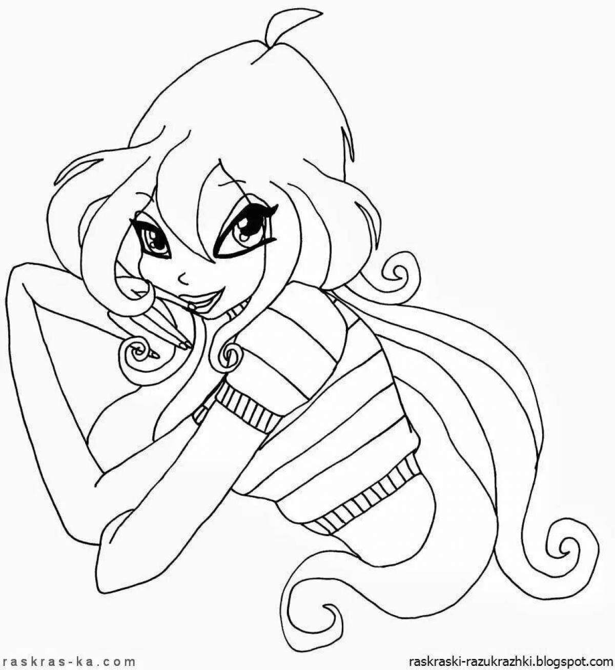 Очаровательная раскраска фото по почте